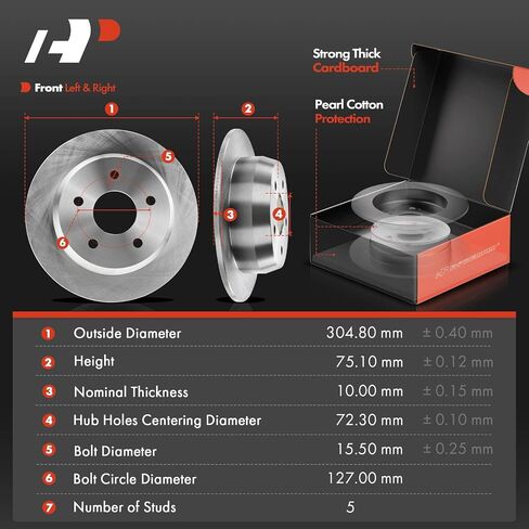 A-Premium Front and Rear Disc Brake Rotors and Ceramic Pads Kit with Calipers Compatible with Jeep Grand Cherokee 1999-2004 16-PC Set in Saudi Arabia