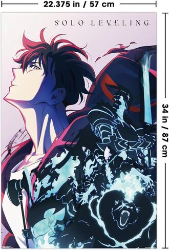 Trends International Solo Leveling: Season 2 - Teaser Key Art Wall Poster, 34L x 22.4W, Unframed Version in Saudi Arabia
