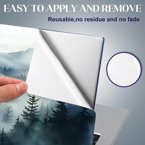 SUPERDANT Flower and Bird Laptop Skin Birds and Branches Laptop Sticker PVC Computer Stickers Dustproof Waterproof Art Decal Protector 12" 13" 13.3" 14" 15" 15.4" 15.6" Notebook Art Decal in Saudi Arabia