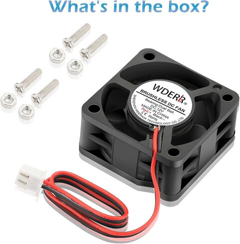 80mm x 25mm 12V Dual Ball Bearing DC Brushless Cooling 2Pin for Amp Case Cooler in Saudi Arabia