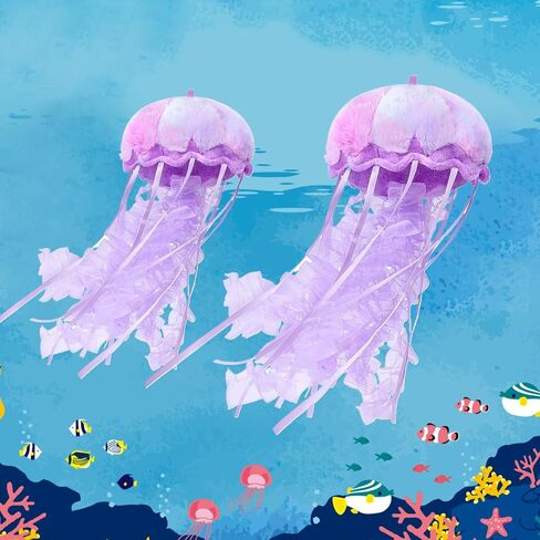 قناديل البحر الواقعية محشوة بالحيوان ، لعبة قناديل البحر اللطيفة لألعاب أفخم لديكور غرفة عيد الميلاد ، مجموعة قناديل البحر الهدية للبنين والبنات (الأزرق) ... in Kuwait