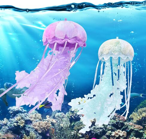 قناديل البحر الواقعية محشوة بالحيوان ، لعبة قناديل البحر اللطيفة لألعاب أفخم لديكور غرفة عيد الميلاد ، مجموعة قناديل البحر الهدية للبنين والبنات (الأزرق) ... in Kuwait