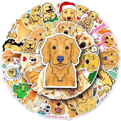 200 pcs Dog Stickers,Stickers for Kids,Vinyl Water Bottle Sticker for Adults and Teens,Waterproof Sticker for Luggage Fridge,Laptop,Water Bottle,Phone case(Samoyed,Chihuahua,Labrador,Beagle) in Saudi Arabia