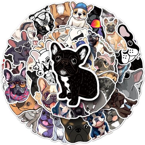 200 pcs Dog Stickers,Stickers for Kids,Vinyl Water Bottle Sticker for Adults and Teens,Waterproof Sticker for Luggage Fridge,Laptop,Water Bottle,Phone case(Samoyed,Chihuahua,Labrador,Beagle) in Saudi Arabia