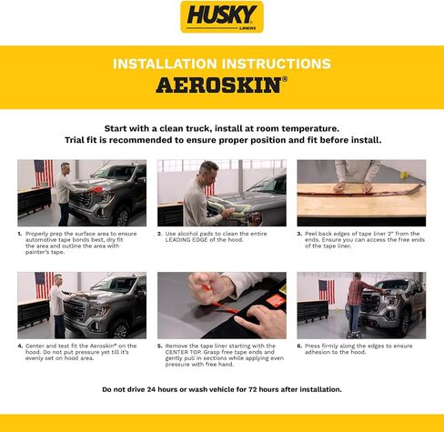 حامي Husky Liners Aeroskin هود | يناسب 2014-2018 GMC Sierra 1500 ، 2019 Sierra 1500 Limited | انحراف انحراف منخفض/درع الأخطاء - 1 كمبيوتر. ، Chrome | 2892075 in Saudi Arabia