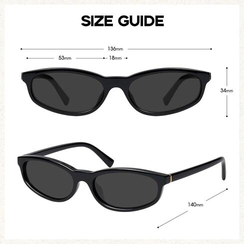 MOSANANANA RETRO CATE SENGLANCES RESTANGLE OVAL Y2K Women 90s Trendy Strendy صغير MS52583 in Kuwait