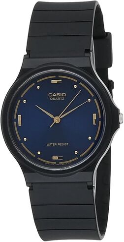 Casio Men Men MQ76-2A راتنج أسود الكوارتز مع الطلب الأزرق in Saudi Arabia