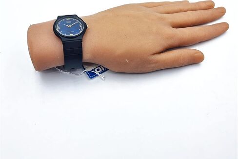 Casio Men Men MQ76-2A راتنج أسود الكوارتز مع الطلب الأزرق in Saudi Arabia