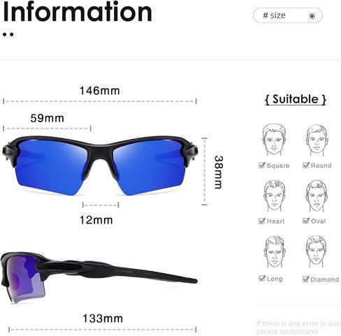 kimorn Sunglasses Men and Womens Polarized Sports Sun Glasses K1463 in Kuwait