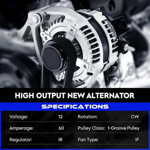 Alternator Replacement New Fit for Nissan Pickup 1995 1996 1997 2.4L, Automotive Replacement Alternators for 23100-0S300 23100-0S300R in Saudi Arabia