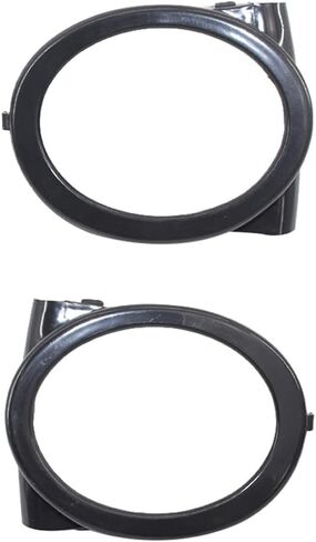 Matte Black Front Lower Grille Foglight Ring Cover Trims, Fog Light Lamps Ring Cover Trims Compatible with BMW M3 E46 2000-2006 in Saudi Arabia