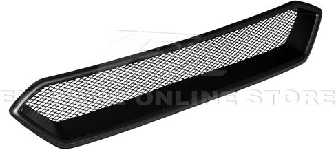 Replacement For 2018-2021 Subaru WRX & STi JDM ChargeSpeed Style Front Bumper Upper Grille Cover (ABS Plastic - Matte Black) in Saudi Arabia