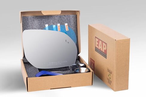 EAP Passenger Side Mirror Glass Compatible with Hyundai Santa Fe 2013-2018 (Excluding Santa Fe Sport), Heated with Blind Spot, 87621B8110 in Saudi Arabia