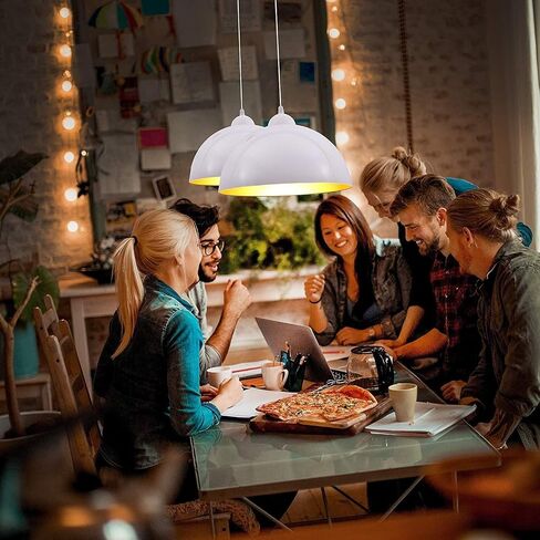 PendantLight, LED Modern Chandelier Lamp, Living Room Ceiling Lampshade Restaurants Retro Lamp Kitchen Industrial V intage LED Pendant Lights Basements Suspension Lamp V intage Light Black Matte in Saudi Arabia