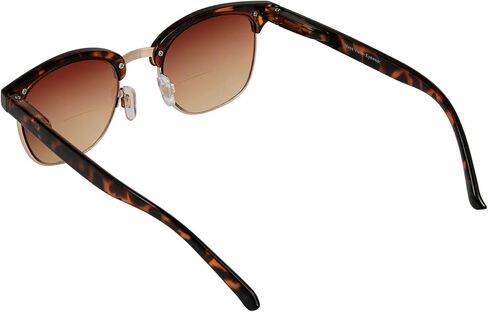 'The Executive' Classic Semi-Rimless Bifocal Reading Sunglasses for Men and Women Featuring Spring Hinges in Saudi Arabia