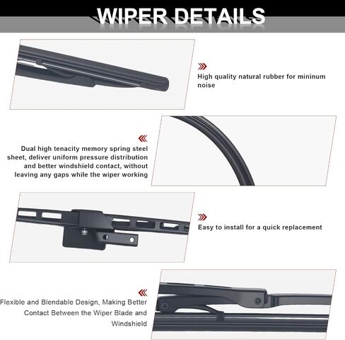 Rear Wiper Blade Replacement for Toyota 4Runner 3rd gen 1996-2002, Back Windshield Blades for 85242-35010, 2PCS in Saudi Arabia