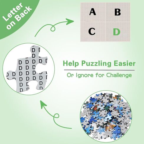 Huadada Jigsaw Buzzles للبالغين 1000 قطعة ، خطاب زهرة على الخلفية لا يثبت الغبار ، ألعاب تحدي الأسرة المنزلية للرجال من كبار السن (27.5 "x19.6") ، 1: 1 ملصق in Kuwait
