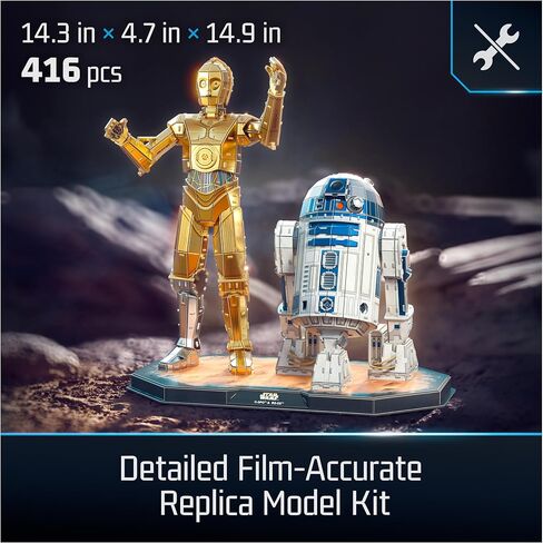 4D Build Star Wars Deluxe Death Star II Cardstock 3D Model Kit, Star Wars Gifts, Star Wars Toys, Star Wars Fans & Collectors, Adults & Teens 12+ in Kuwait