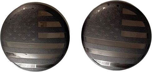 Kustom Cycle Parts American Flag Theamed Smoke Bullet Turn Signal Light Lens Covers Compatible with Harley Davidson Street Glide, Road Glide, Road King, Sportster, Softail (1 Pair) in Saudi Arabia