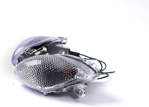 Topzone Fit for Suzuki 1999-2007 Hayabusa - GSX1300R ؛ مصباح مصباح الفلاش الأمامي Idicator إشارة بدوره+مصابيح الهالوجين (الدخان ، عدسة Str) in Kuwait
