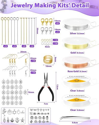 FiveIzero 600 PCS حبات الحجر الطبيعية ، 15 - ألوان غير منتظمة للأحجار الكريمة والشفاء من رقائق البلورات لمجوهرات DIY لصنع الإمدادات للبالغين ، حبات صخرية فضفاضة للأساور والقلائد والأقراط in Kuwait