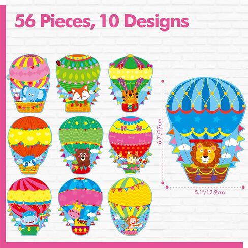 50 PCS قواطع الأسماك الاستوائية ، والطباعة على الوجهين الأسماك البحرية لهجات الحيوانات القصاصات النشرة الفصول الدراسية زخرفة في 10 تصميم in Kuwait