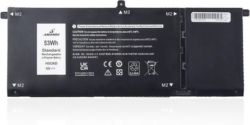 Amanda 42Wh YRDD6 1VX1H Battery for Dell Inspiron 5482 5485 7586 3583 5491 5591 5481 3310 2-in-1 5593 5480 3493 3593 3793 3582 5581 5584 5590 3584 5493 5585 5594 5598 Vostro 3491 5490 VM732 11.4V in Saudi Arabia