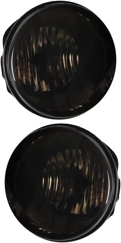 1 Pair Front Bumper Fog Light Smoke Lens, Fog Lamps Replacements with Halogen Bulbs, 2005-2008 Compatible with Chrysler 300C in Saudi Arabia