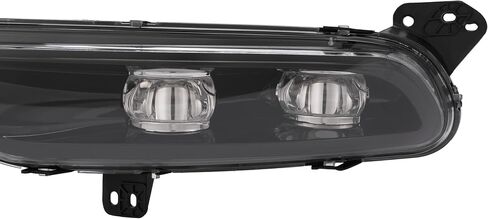 أضواء ضباب زوج Hecasa LED متوافقة مع 2015-2024 Chrysler 300 استبدال لـ CH2592154 CH2593154 مصباح الضباب الأمامي الوفير العدسة واضحة العدسة السوداء - سائق وركاب. in Kuwait