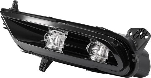 أضواء ضباب زوج Hecasa LED متوافقة مع 2015-2024 Chrysler 300 استبدال لـ CH2592154 CH2593154 مصباح الضباب الأمامي الوفير العدسة واضحة العدسة السوداء - سائق وركاب. in Saudi Arabia