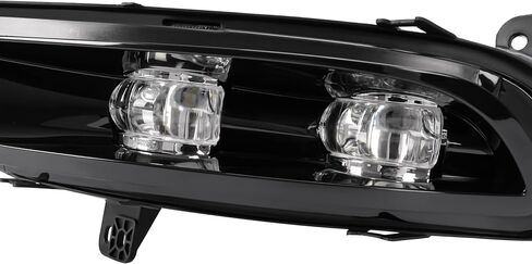 أضواء ضباب زوج Hecasa LED متوافقة مع 2015-2024 Chrysler 300 استبدال لـ CH2592154 CH2593154 مصباح الضباب الأمامي الوفير العدسة واضحة العدسة السوداء - سائق وركاب. in Saudi Arabia
