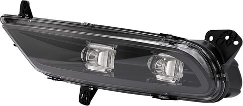 أضواء ضباب زوج Hecasa LED متوافقة مع 2015-2024 Chrysler 300 استبدال لـ CH2592154 CH2593154 مصباح الضباب الأمامي الوفير العدسة واضحة العدسة السوداء - سائق وركاب. in Saudi Arabia