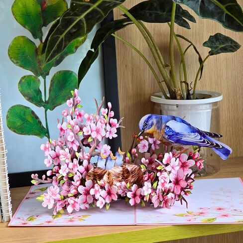 Heartags- Athers Day Card ، 6 × 8 في بطاقة عيد ميلاد منبثقة للنساء ، Dragonfly يطفو يوم الأم للأم ، الزوجة ، الابنة ، الأخت ، الجدة in Kuwait