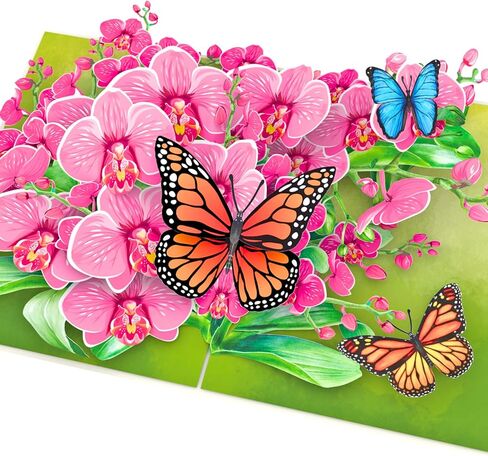 Heartags- Athers Day Card ، 6 × 8 في بطاقة عيد ميلاد منبثقة للنساء ، Dragonfly يطفو يوم الأم للأم ، الزوجة ، الابنة ، الأخت ، الجدة in Kuwait