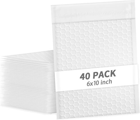 3.5x5 Inch Black Bubble Mailers 40 Pack Self-Seal Poly Padded Envelopes Suitable for Small Businesses to Package and Mail Jewelry Cosmetics, Electronic Products, Cards (Black, 3.5x5-40) in Saudi Arabia