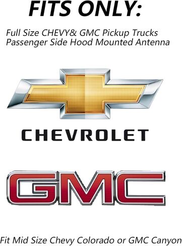 American Flag Car Truck Bullet Antenna for GM Chevy Silverado GMC Sierra 1500 2500 3500 HD Avalanche Denali, Anti Theft Design & Carwash Safe, Pickup Trucks Accessories (Matte Black) in Saudi Arabia
