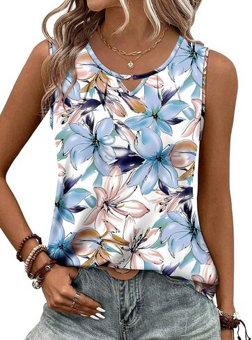kissmoda womens summer tank tops disualedless solidens tunic top top top lourd fit v fit v deck charts in Kuwait