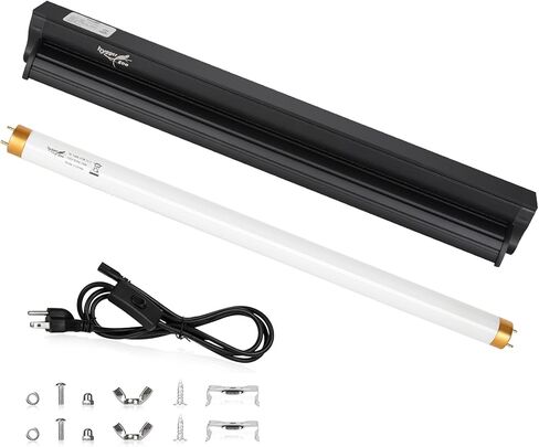 T8 10.0 UVB Reptile Light Thip UVB Light Lighting Combo Kit ، Ho 17W UVB Light for reptiles terrarium with with uvb light bar uvb tube light lamp uper for beated dragon tran tank ، 24inch in Kuwait