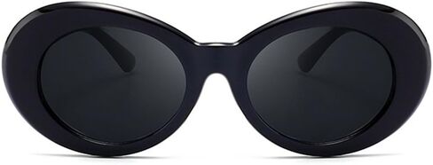 Armear Women Vintage Clout Goggles Oval Sunglasses Retro Hip Hop Style Small Round Eyewglasses UV400 in Saudi Arabia