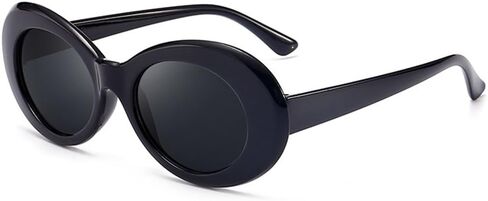 Armear Women Vintage Clout Goggles Oval Sunglasses Retro Hip Hop Style Small Round Eyewglasses UV400 in Saudi Arabia