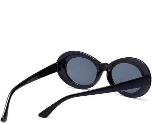 Armear Women Vintage Clout Goggles Oval Sunglasses Retro Hip Hop Style Small Round Eyewglasses UV400 in Saudi Arabia