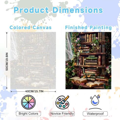 4 Pack Paint by Numbers with Frame-Wooden Easel,Cocktail Paint by Number Kit for Adults,Retro Painting by Numbers for Beginner on Canvas,Easy Vintage Oil Painting Arts Gift Kits Wall Decor 8x12inch in Saudi Arabia