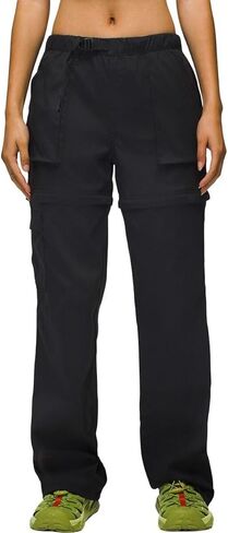 Prana Women's Halle Convertible Pants, Black in Saudi Arabia
