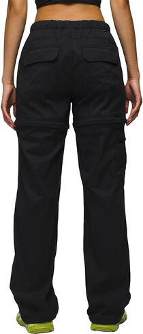 Prana Women's Halle Convertible Pants, Black in Saudi Arabia