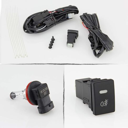 Akkon - Fits 2011-2017 Toyota Sienna SE Models مصباح الضباب الدافع لقيادة الأضواء زوج اليسار+اليمين in Saudi Arabia