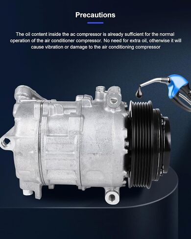 ECCPP A/C Compressor with Clutch 2015-2017 Fit for Chrysler 200 2.4L 2014-2023 Fit for Jeep Cherokee 2.4L AC Compressor in Saudi Arabia