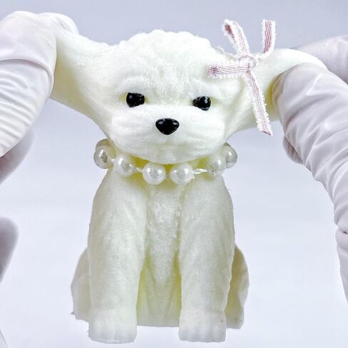 لعبة Taba Squishy Dog Toy ، Taba Squishy Teddy Dog Toy ، Poodle Cute Squishy ، لعبة جرو واقعية ، سليكون Mochi Fidge ، هدية تخفيف الإجهاد للبالغين والأطفال (براون-S) in Kuwait