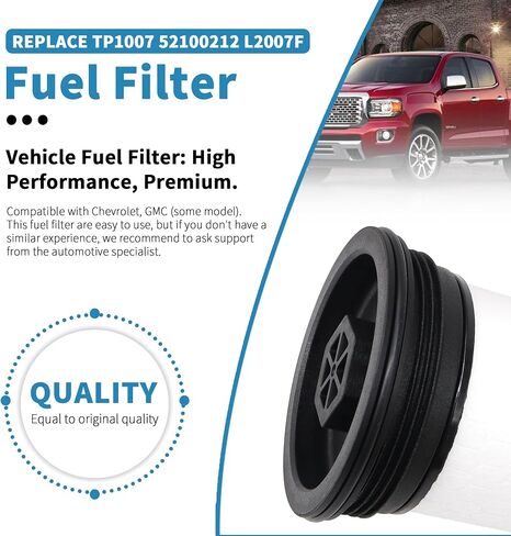 TP1007 Professional Fuel Filter Element Compatible with Chevrolet Colorado 2016 2017 2018 2019 2020 2021 2022 GMC Canyon 2.8L Diesel Engine with Seals Replaces # 52100212 WF10226 CS12133, 2PCS in Saudi Arabia