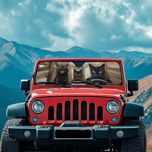 الوردي الفراشة الأمامية الزجاج الأمامي Sunshade ملائمة لجيب Wrangler JL/JLU 2018-2024 & Jeep Gladiator JT 2020-2024 نافذة قابلة للطي الظل شمس القناع كتل الأشعة فوق البنفسجية الأشعة فوق البنفسجية الأشعة فوق البنفسجية in Saudi Arabia
