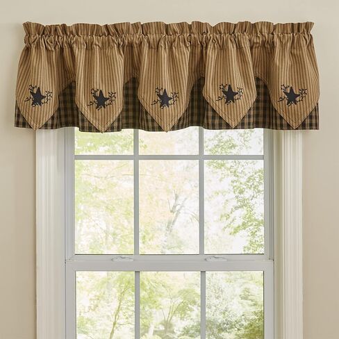 بارك تصاميم Sturbridge Point Valance ، 72 × 15 ، البحرية in Kuwait